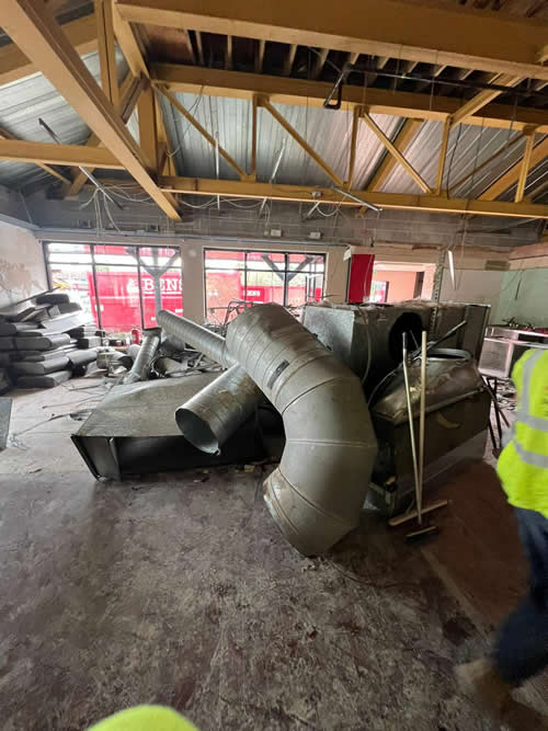 Bens Demolition Division job Pizza Hut, Taunton for Court Construction photo number 8