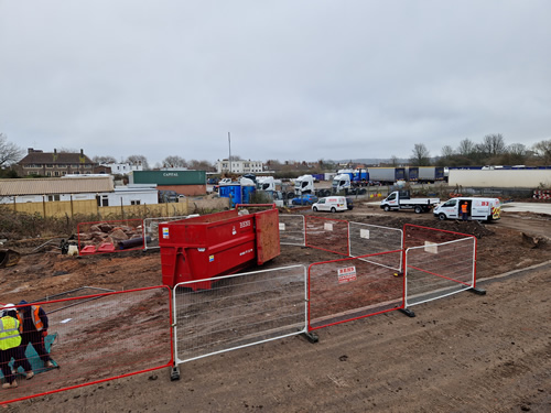 Bens Demolition Division job Demolition in Avonmouth for Clayewater Homes photo number 3