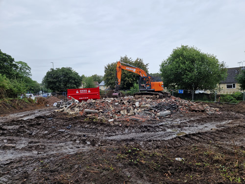 Bens Demolition Division job House demolition in Chippenham photo number 9