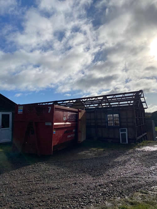 Bens Demolition Division job Outbuilding removal of asbestos sheets photo number 6