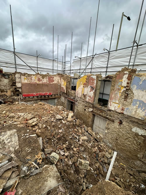 Bens Demolition Division job Unsafe building had to be carefully dismantled by hand in Trowbridge photo number 11