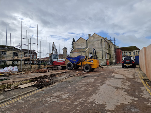 Bens Demolition Division job Unsafe building had to be carefully dismantled by hand in Trowbridge photo number 15