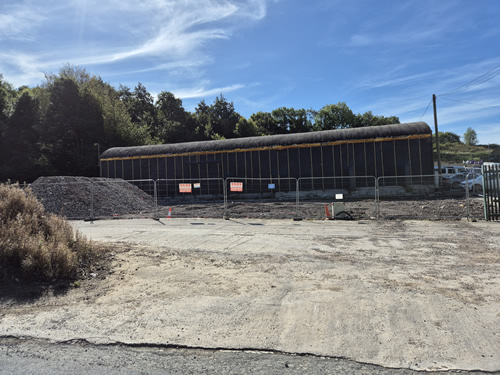 Bens Demolition Division job Wet drop assy roof sheets and take down building photo number 14