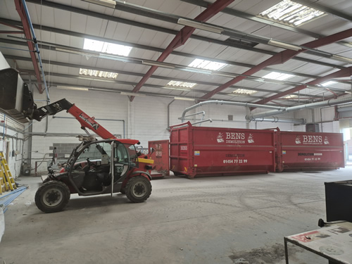 Bens Demolition Division job 21st century clear warehouse and remove offices photo number 6