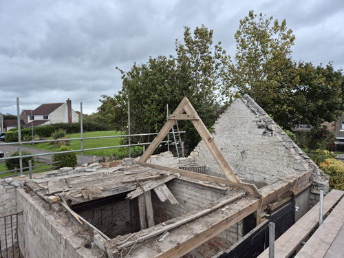 Bens Demolition Division job Dismantle outbuilding roof photo number 6