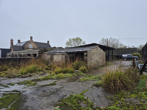 Bens Demolition Division photo Farm in Dursley remove asbestos roofs and demolish