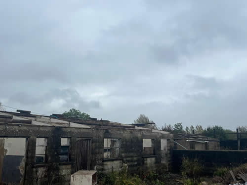 Bens Demolition Division job Farm in Dursley remove asbestos roofs and demolish photo number 6