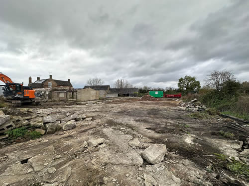 Bens Demolition Division job Farm in Dursley remove asbestos roofs and demolish photo number 9