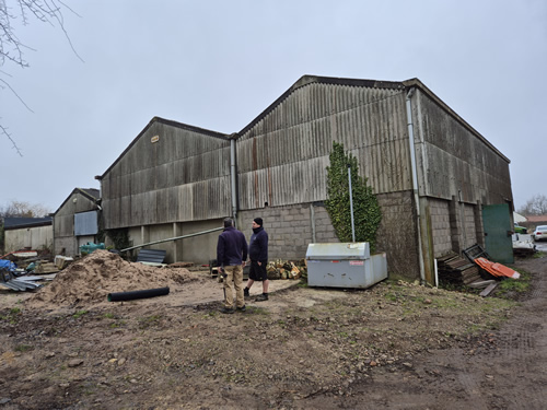 Bens Demolition Division job Remove asbestos sheeting and take down building Kendalshire Golf Club  photo number 2