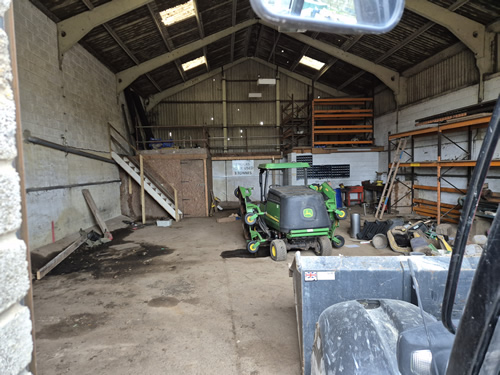 Bens Demolition Division job Remove asbestos sheeting and take down building Kendalshire Golf Club  photo number 3