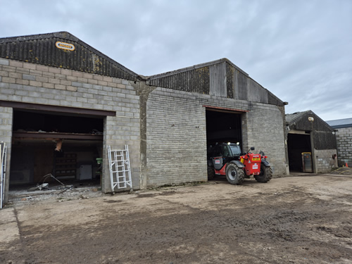 Bens Demolition Division job Remove asbestos sheeting and take down building Kendalshire Golf Club  photo number 5