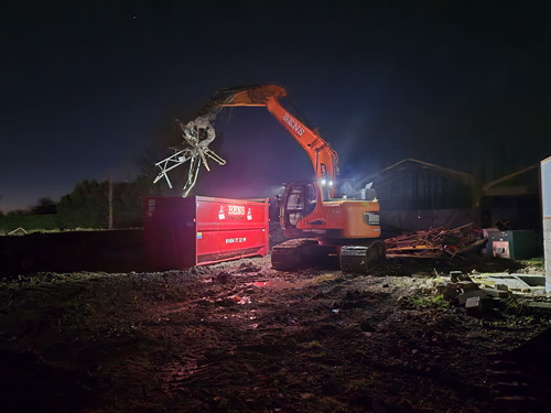 Bens Demolition Division job Remove asbestos sheeting and take down building Kendalshire Golf Club  photo number 9