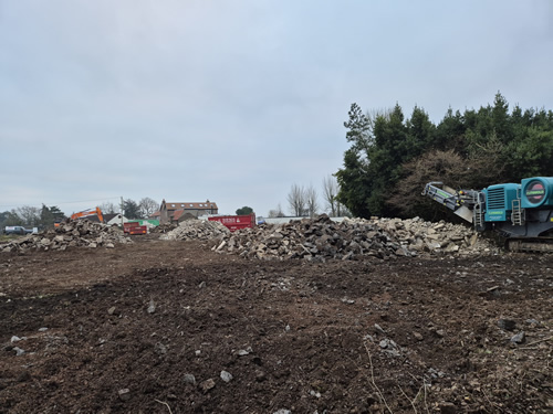 Bens Demolition Division job Remove asbestos sheeting and take down building Kendalshire Golf Club  photo number 12