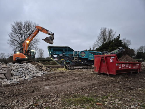 Bens Demolition Division job Remove asbestos sheeting and take down building Kendalshire Golf Club  photo number 14