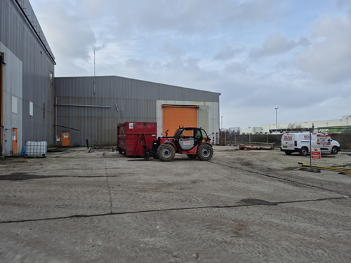 Bens Demolition Division job Remove roof sheets and  cladding Grondon waste Avonmouth Bristol photo number 3