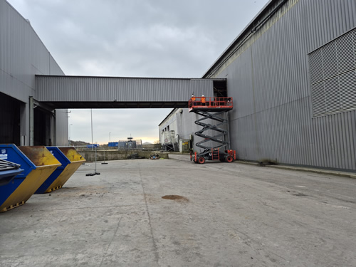 Bens Demolition Division job Remove roof sheets and  cladding Grondon waste Avonmouth Bristol photo number 5