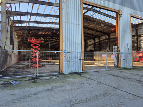 Bens Demolition Division job Remove roof sheets and  cladding Grondon waste Avonmouth Bristol photo number 6