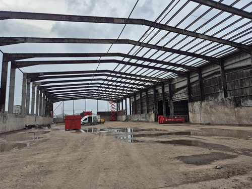 Bens Demolition Division job Remove roof sheets and  cladding Grondon waste Avonmouth Bristol photo number 10