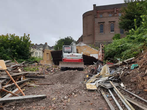 Bens Demolition Division job Demolition of a Scout Hut for Crossman Homes photo number 4