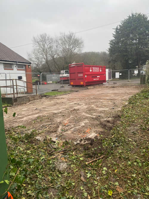 Bens Demolition Division job Demolition of a Scout Hut, Banwell for Crossman Homes photo number 6