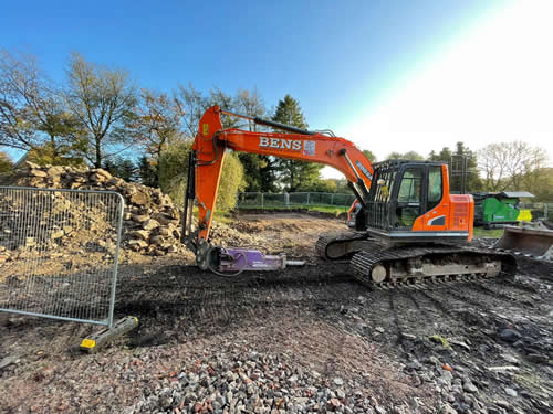 Bens Demolition Division job Naish Cottage, Wraxall for Jigsaw Construction photo number 16