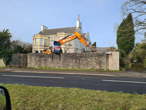 Bens Demolition Division job Brent Knoll House, Cribbs Causeway photo number 3