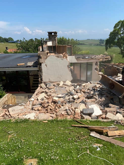 Bens Demolition Division job House in Dunchideock village near Exeter for Paul Silk photo number 14