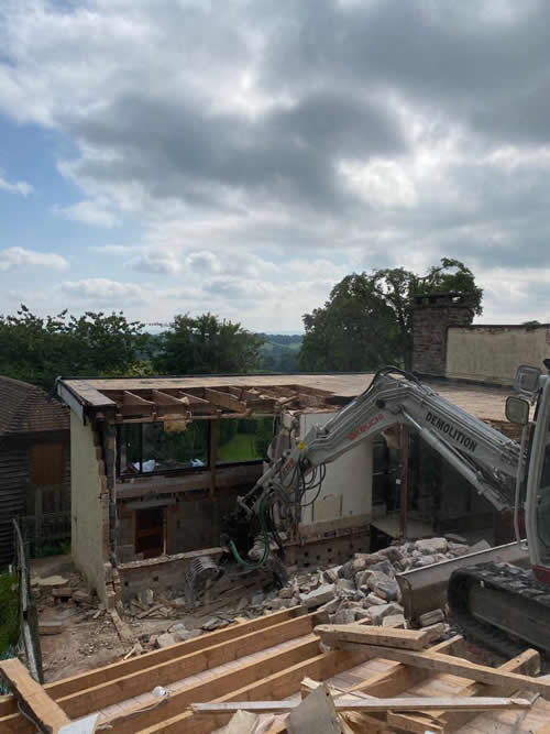 Bens Demolition Division job House in Dunchideock village near Exeter for Paul Silk photo number 16