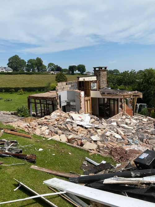 Bens Demolition Division job House in Dunchideock village near Exeter for Paul Silk photo number 18