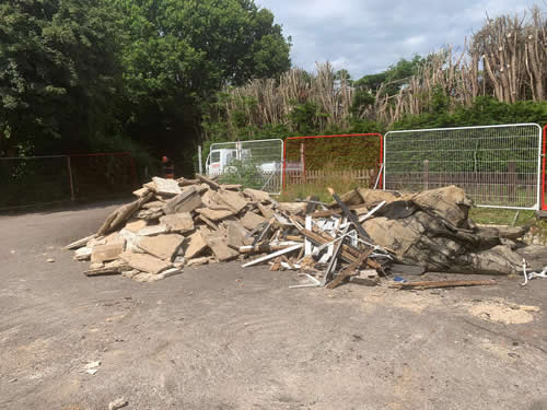 Bens Demolition Division job Scout Hut demolition in Coalpit Heath photo number 6