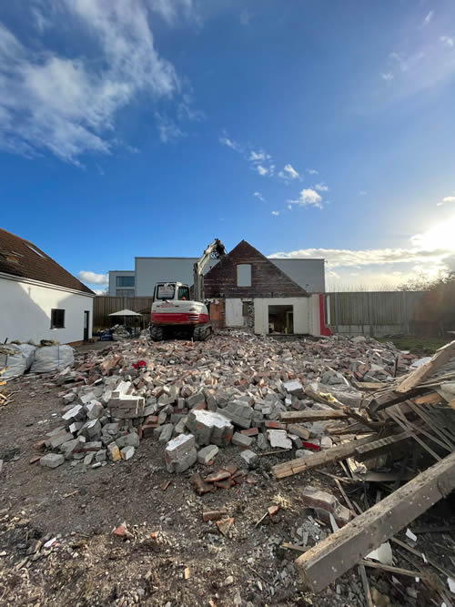 Bens Demolition Division job Bungalow, Station Road, Yate photo number 4