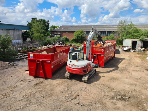 Bens Demolition Division job Clear offices and yard farmtrac Yate photo number 4