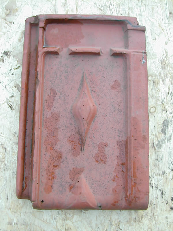 bensreckyard ebay photo Clay roof tile with diamond pattern 12